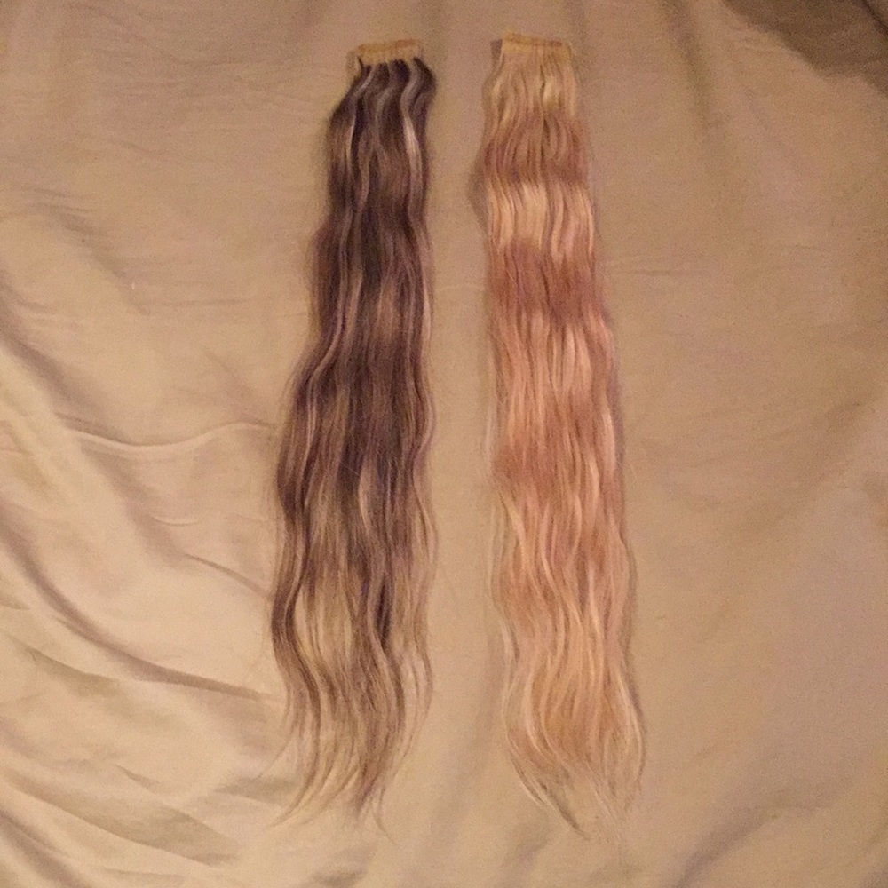 Tape in hair extensions